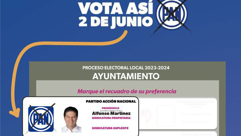 Llama Alfonso a votar todo PAN o todo PRD  