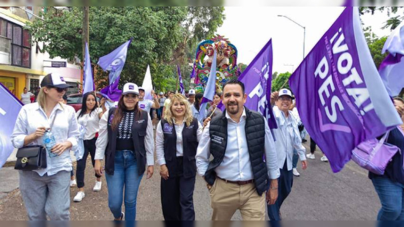 Gilberto Pizarro promete, en cierre de campaña, rescate integral de Morelia 