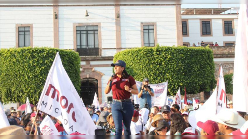 En el Distrito 03 de Michoacán ya decidimos: Mary Carmen Bernal 