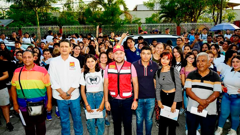 De la mano de los jóvenes seguiremos con la transformación en el Distrito 22: Reyes Galindo 