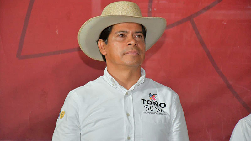 Las y los michoacanos elegirán a Toño Sosa como su diputado el próximo 02 de junio 