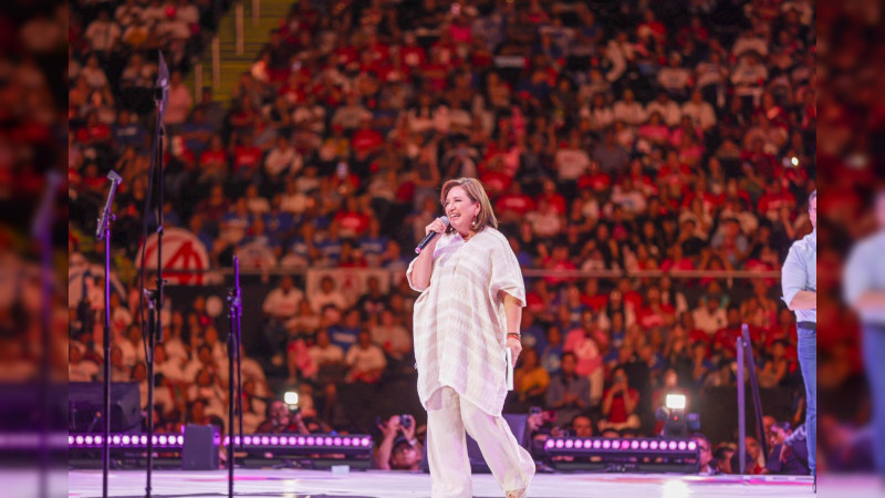 Xóchitl Gálvez cierra su campaña en Nuevo León 