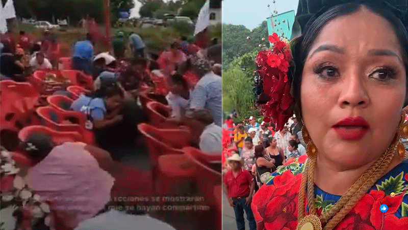 Balacera en mitin de Rosalia López, candidata a la alcaldía de Matías Romero, Oaxaca, deja un herido 