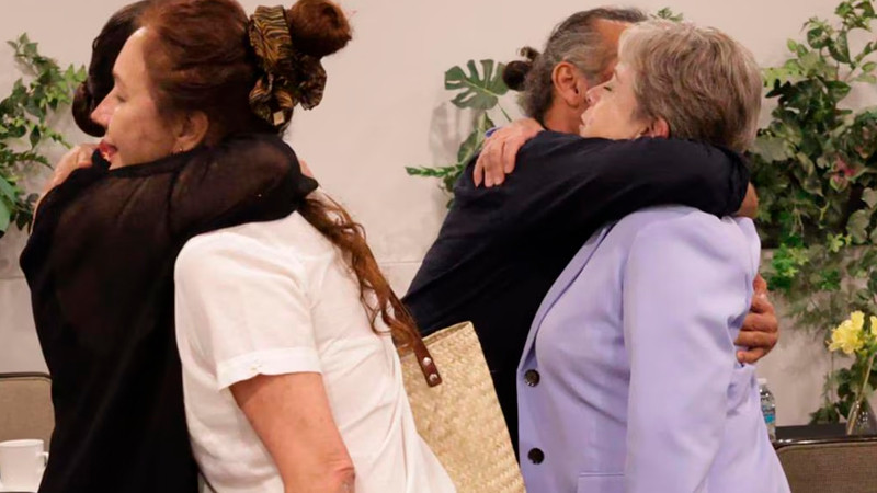 Alicia Bárcena se reúne con familia de Orión Hernández, mexicano que perdió la vida en Gaza 
