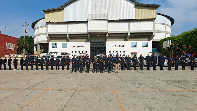 Tacámbaro, Michoacán: Un centenar de policías Municipales vigilarán votaciones del 2 de junio