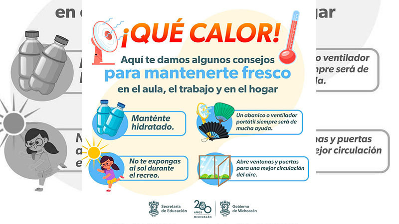 Temperaturas podrían superar los 45 °C y sector educativo pide tomar precauciones 
