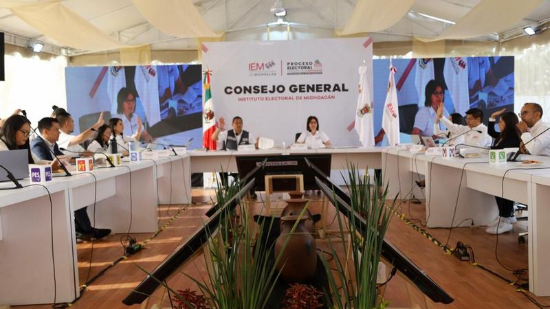 Instala Instituto Electoral de Michoacán sesión especial de la jornada electoral 