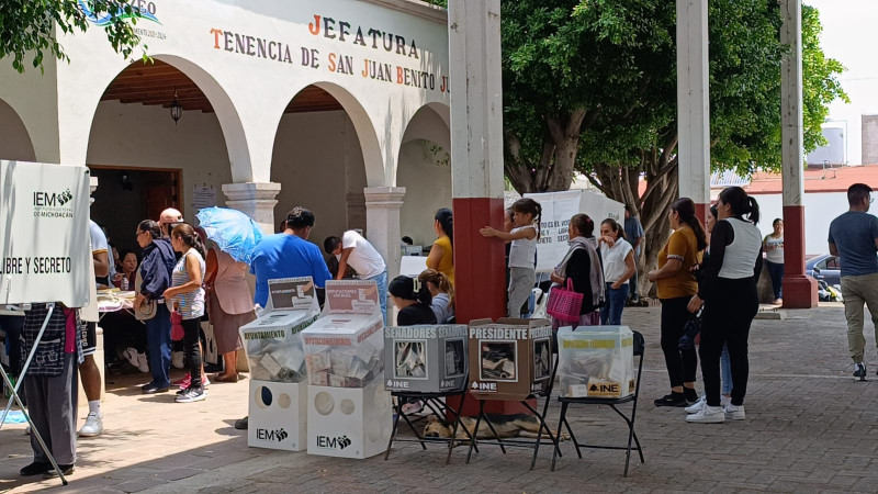 Sin incidencias votaciones en Cuitzeo; habitantes prefieren no hablar del asesinato del candidato 