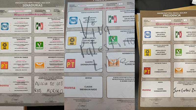 Mexicanos votan por personas desaparecidas durante elecciones 2024