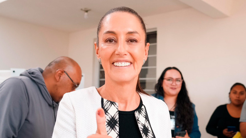 Preparan escenario en plancha del Zócalo para mensaje de Sheinbaum 