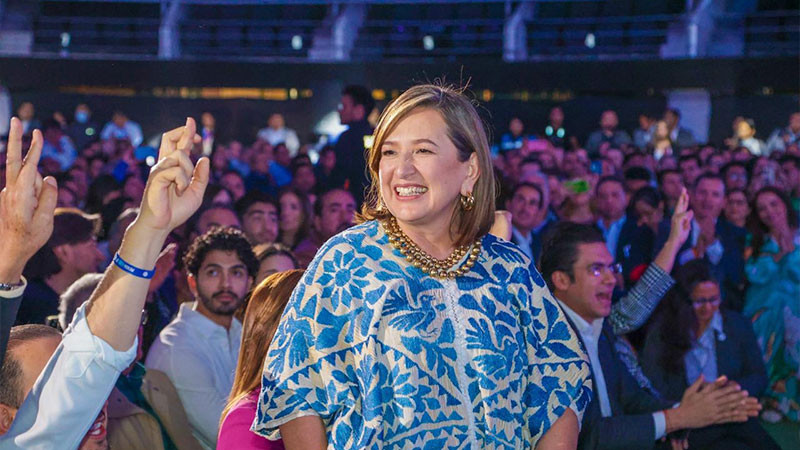 Encuestadora da como ganadora a Xóchitl Gálvez como presidenta de la República 