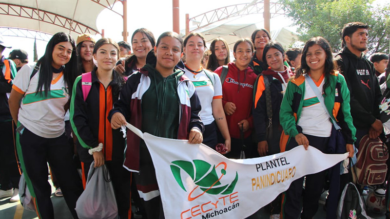 Con más de 500 estudiantes, arranca Cecytem con su jornada deportiva