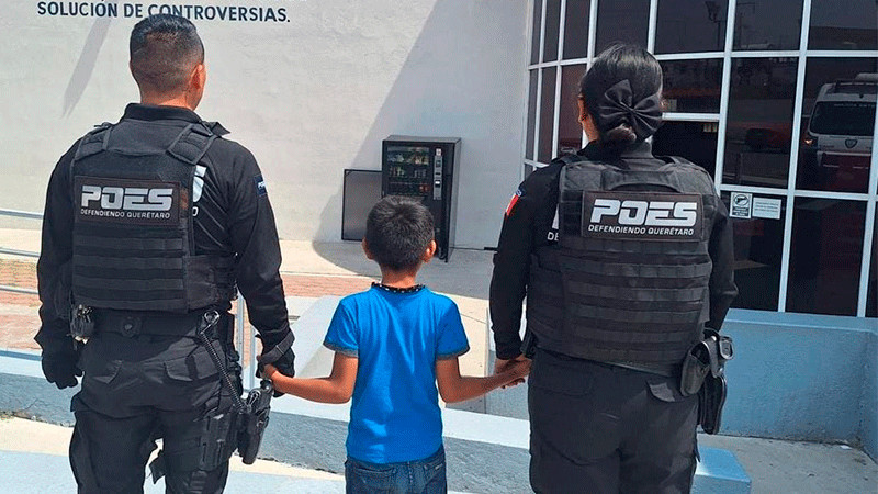 Rescatan a menor víctima de violencia en Querétaro  