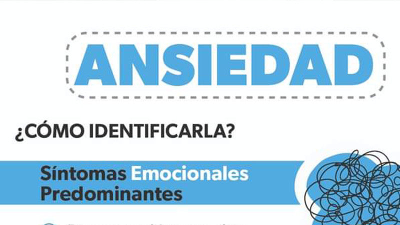 Conoce los signos de la ansiedad para solicitar atención en el sector salud 