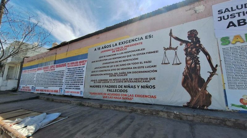Familiares de niños víctimas del incendio de la Guardería ABC exigen justicia a 15 años del hecho 