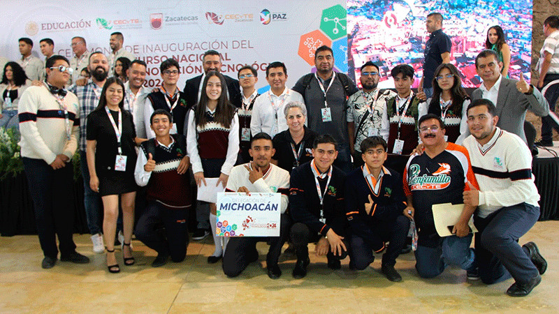 Estudiantes del Cecytem compiten en Encuentro de Creatividad Tecnológica  