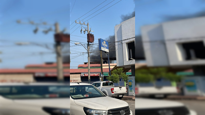 Se incendia vivienda en Apatzingán, Michoacán, solo hubo daños materiales 