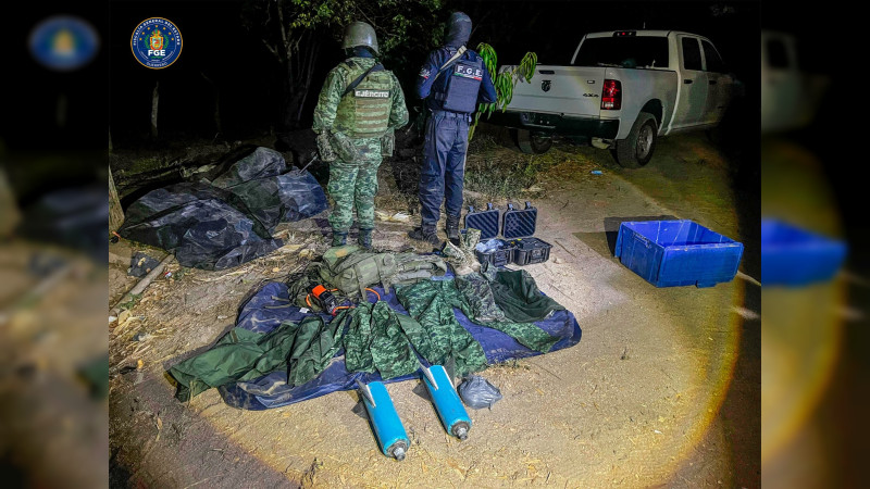 Desmantelan campamento en Petatlán, Guerrero
