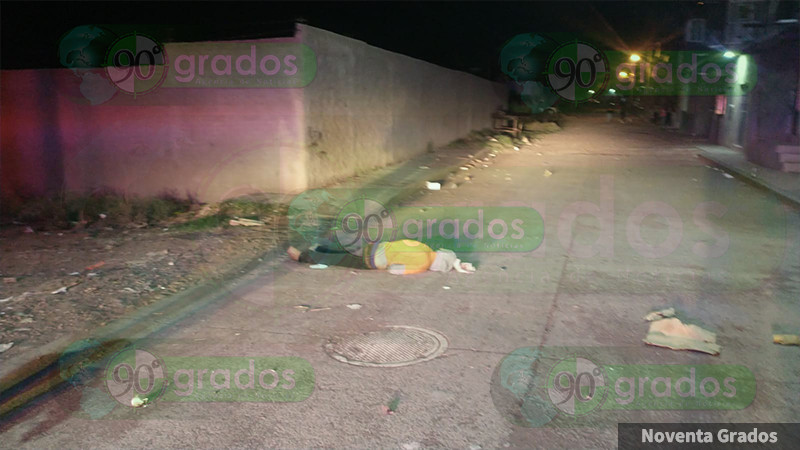 Ultiman a tiros a un individuo en Jacona, Michoacán