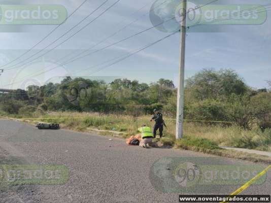 Muere joven tras chocar su moto contra un poste, en Tarímbaro, Michoacán  - Foto 1 