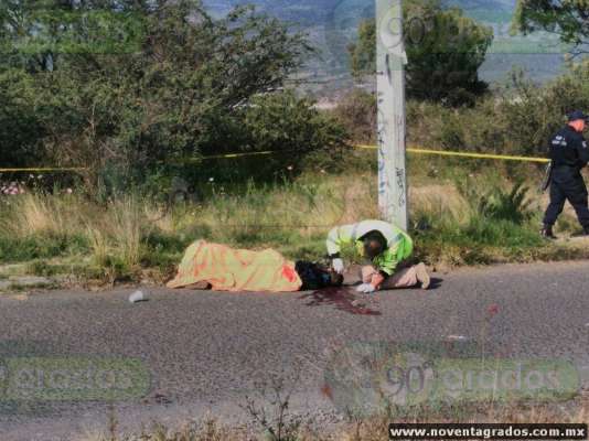 Muere joven tras chocar su moto contra un poste, en Tarímbaro, Michoacán  - Foto 2 