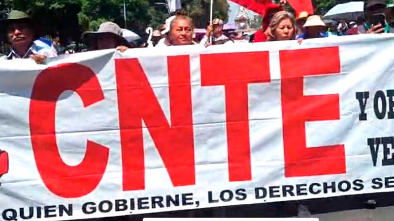 CNTE planea retirar plantón del Zócalo este viernes 