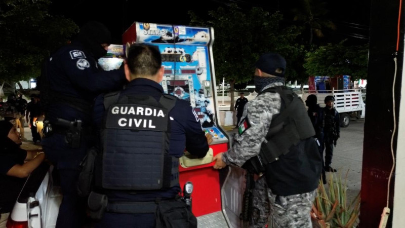 Aseguradas en Michoacán más de 1,200 máquinas tragamonedas: Morelia, Zamora y LC, las de mayores decomisos 