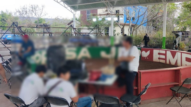 Revientan palenque clandestino en Benito Juárez, Michoacán 