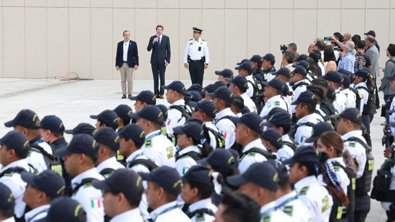 Alfonso Martínez refrenda compromiso de mejorar Policía de Morelia