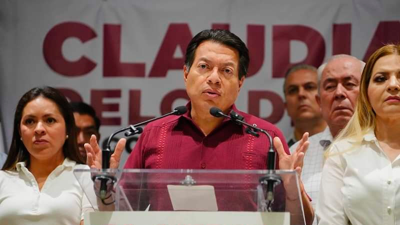 Celebra Mario Delgado "carro completo" de Morena en Baja California Sur 