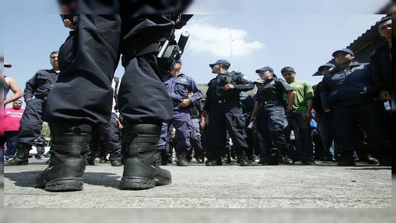 “Rasuran” 15% de bono federal a agentes de la SSP Michoacán y llaman a paro inmediato: Exigen destitución de Secretario y altos mandos 
