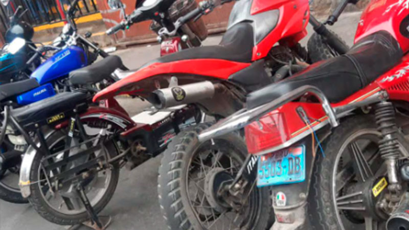 Localizan 28 motocicletas con reporte de robo en Tultepec, Estado de México 