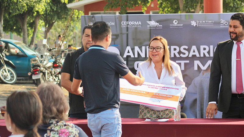 Icatmi premia a ganadores del Concurso Emprendedor 2024 región Morelia