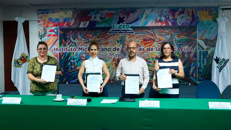 Colegio de Morelia refuerza lazos con el Instituto Michoacano de Ciencias de la Educación 