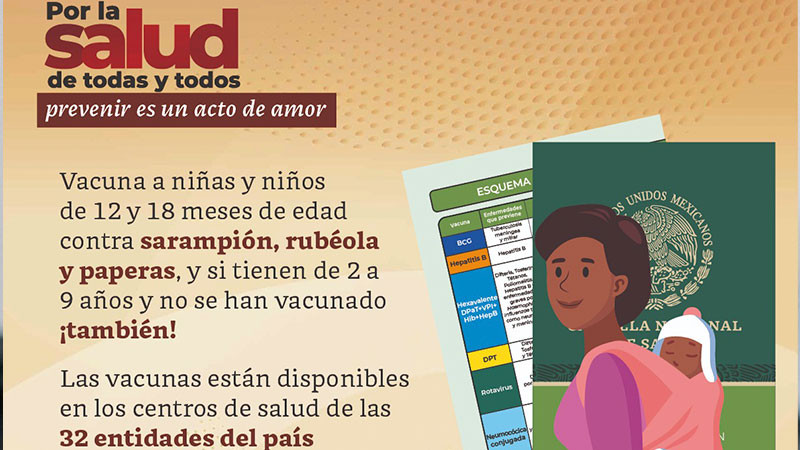 Se amplía campaña de vacunación infantil hasta el 30 de junio: SSM 