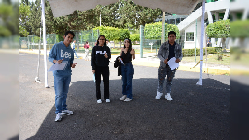 Este jueves, recta final de aplicación de examen de admisión de la UMSNH para el nivel superior