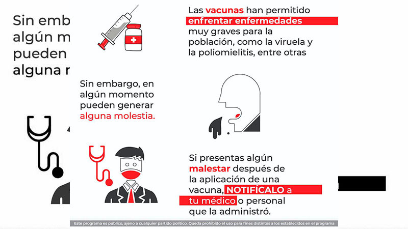 Sector salud difunde que hacer en caso de sentirse mal después de una vacuna  