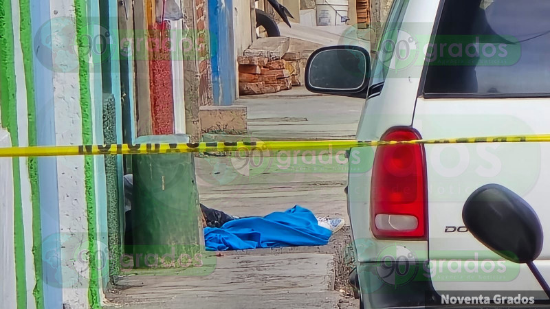 Asesinan a tiros a un individuo en Jacona, Michoacán 