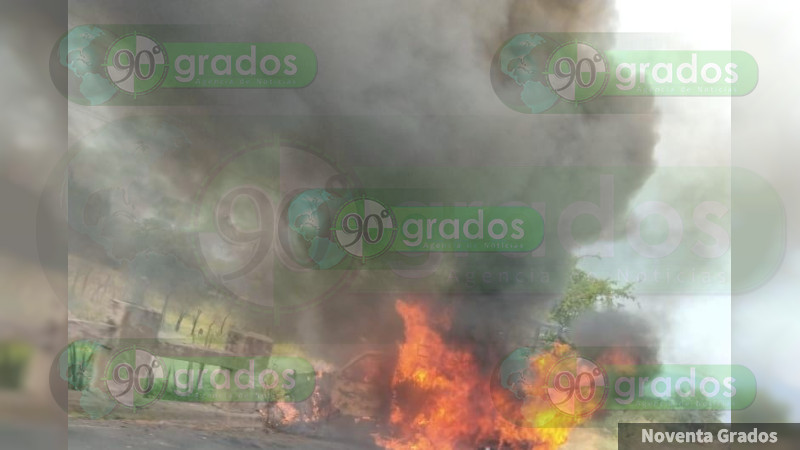 Lucha de cárteles: Quemas y bloqueos en Buenavista, Michoacán  