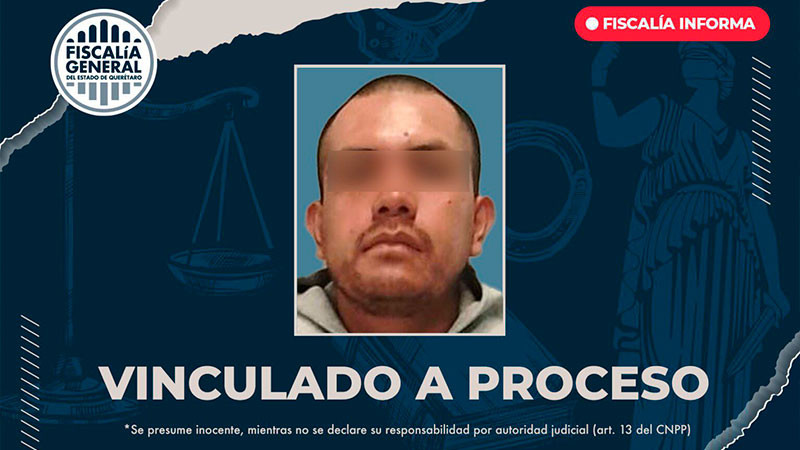 En prisión, imputado de feminicidio en Santa Rosa Jáuregui, Querétaro 