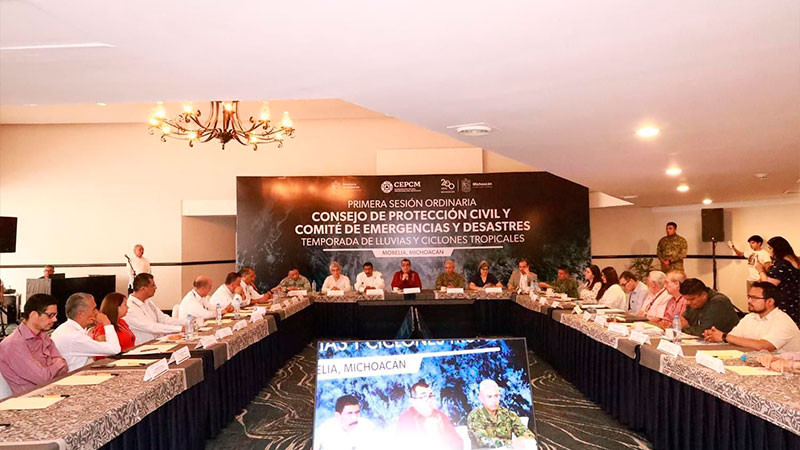 Michoacán, listo para la temporada de lluvias y ciclones 