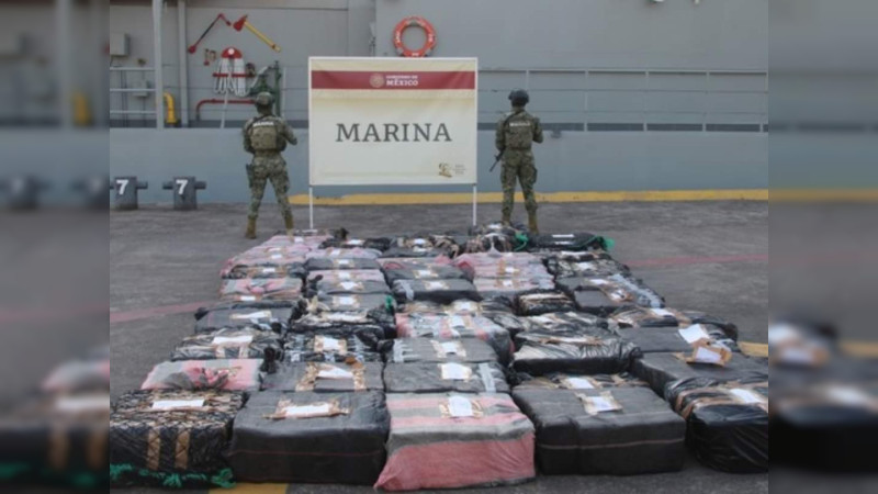 Aseguran 52 kilos de droga colombiana en Lázaro Cárdenas, Michoacán  