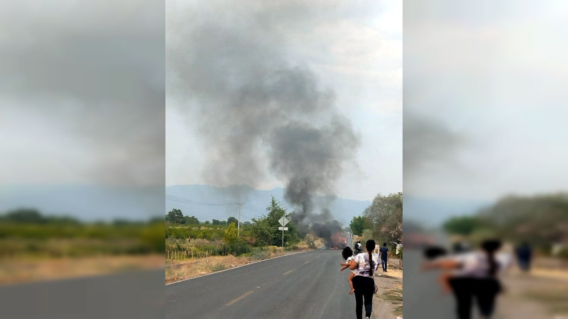 Quemas en Buenavista habrían sido por operativo contra líderes Viagras de Michoacán: Habría muertos  