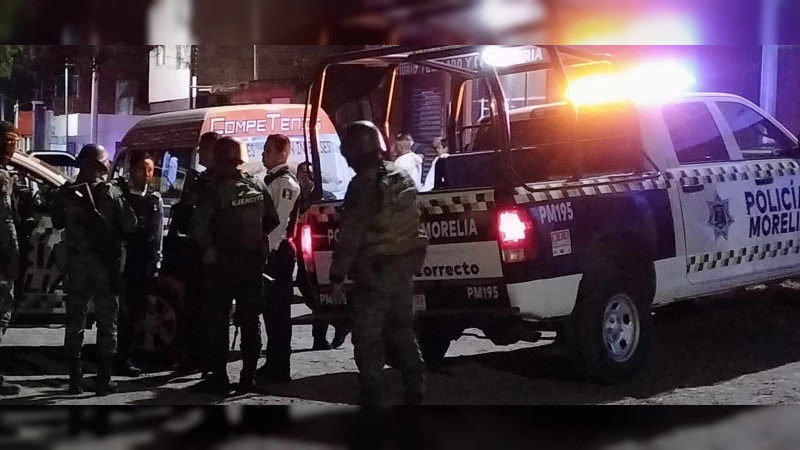 Ataques armados nocturnos dejan dos heridos en Morelia, Michoacán  