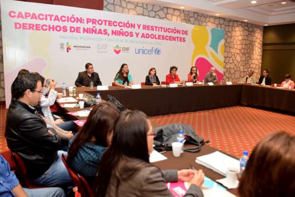 Talleres de Protección y Restitución de Derechos de Niñas, Niños y Adolescentes en Michoacán  