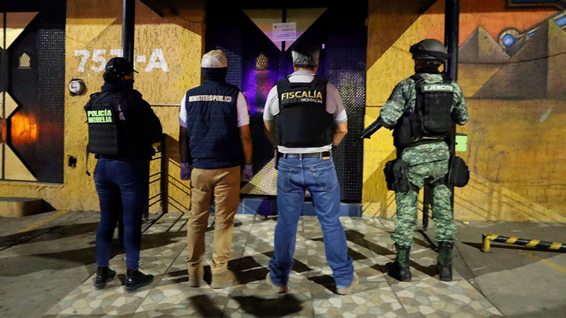 En un mes la FGE ha realizado 14 cateos a bares, 12 fueron clausurados y se aseguraron drogas; hubo cuatro detenidos
