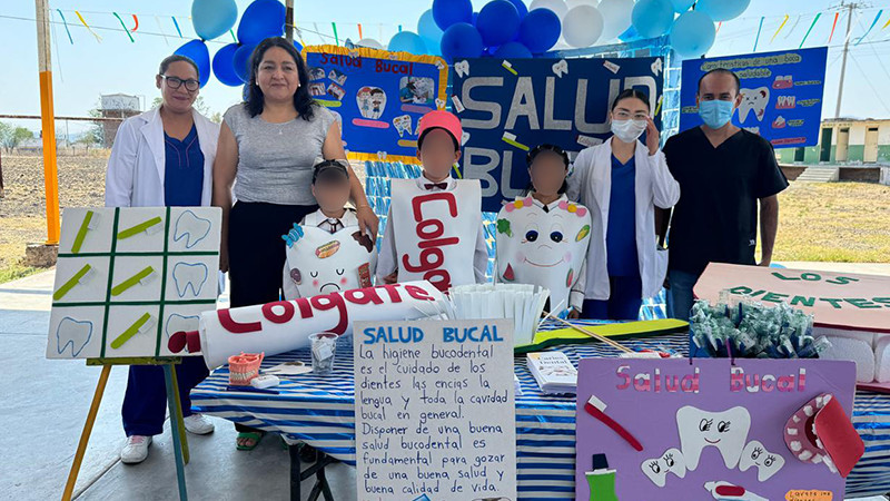 El sector salud cuida la salud bucal de niñas y niños con servicio gratuito en escuelas