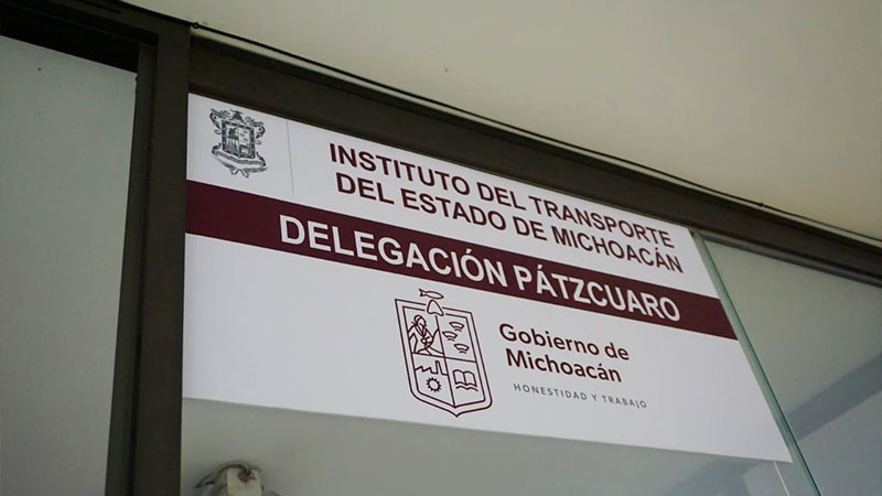 Instituto del Transporte abre delegación en Pátzcuaro 
