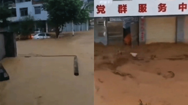 Fuertes lluvias en China dejan cinco muertos y 15 desaparecidos 