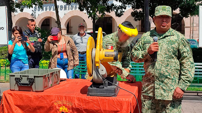 Arranca Sedena campaña de canje de armas en Morelia, Michoacán  